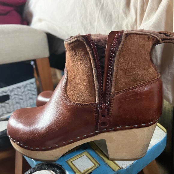 Swedish Hasbeens Shoes - Swedish Hasbeens Brown Leather Ankle Boots